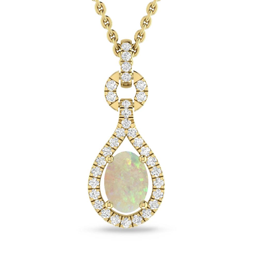 Yellow Gold - Opal