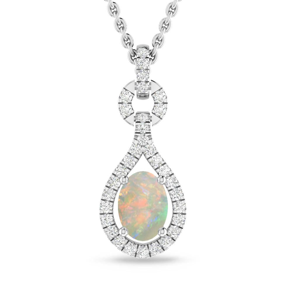 White Gold - Opal