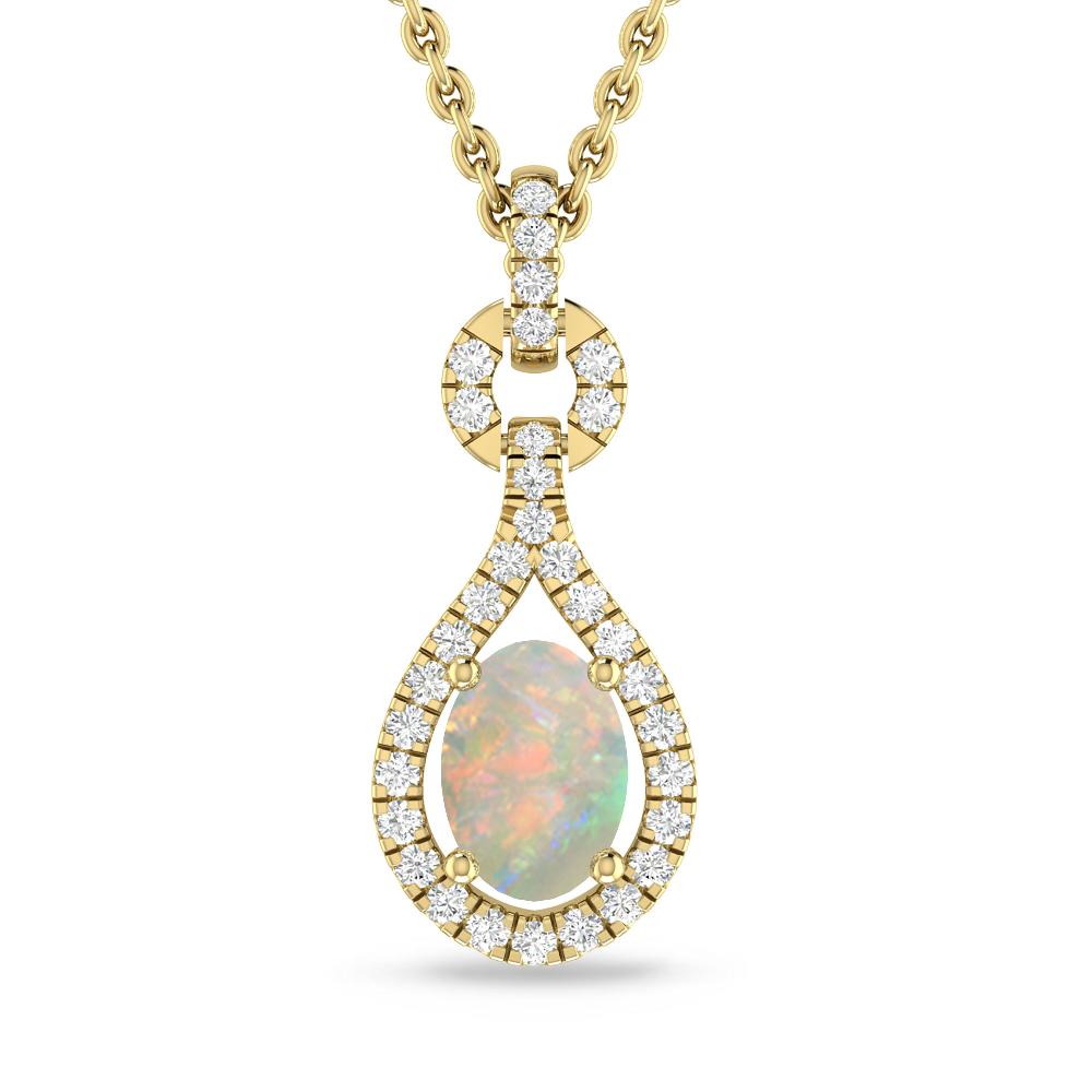 Yellow Gold - Opal