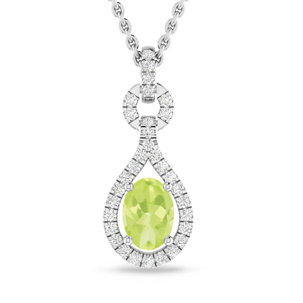 White Gold - Peridot