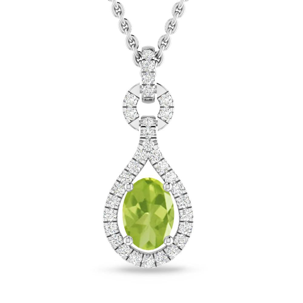 White Gold - Peridot