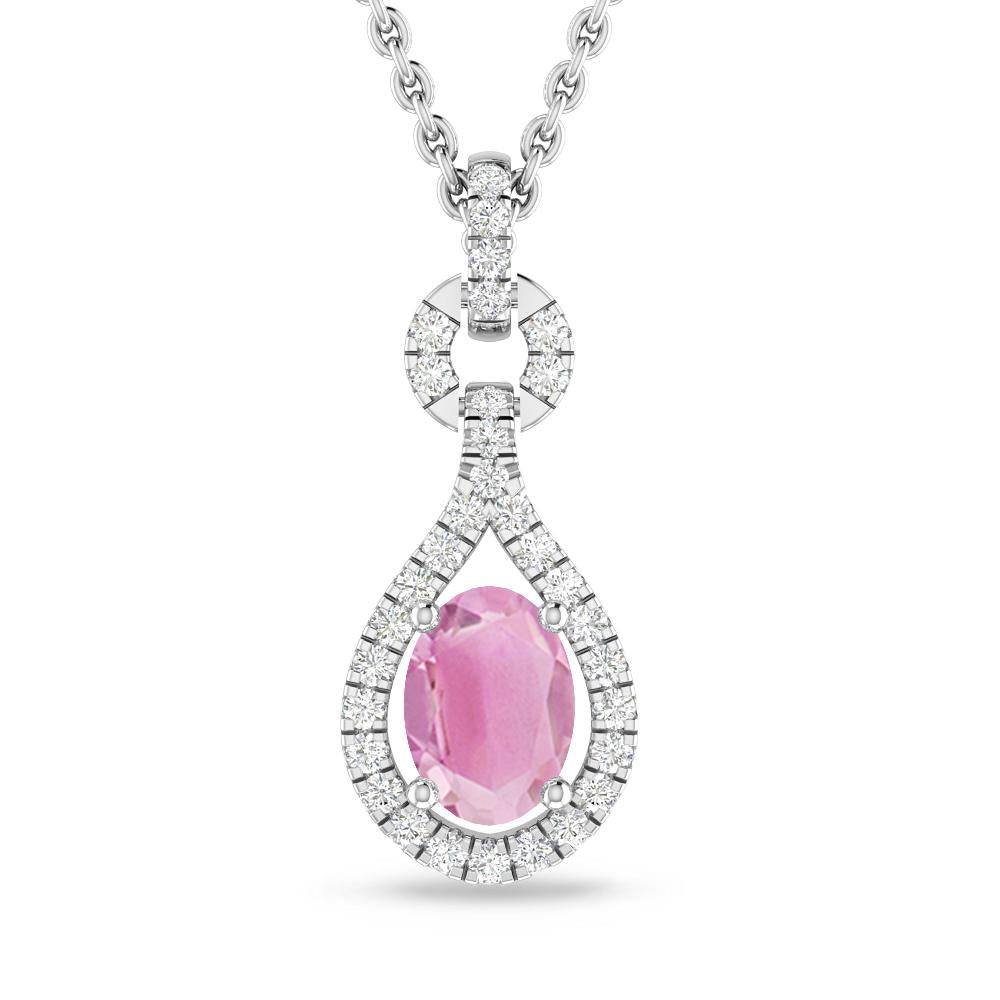 White Gold - Pink Tourmaline