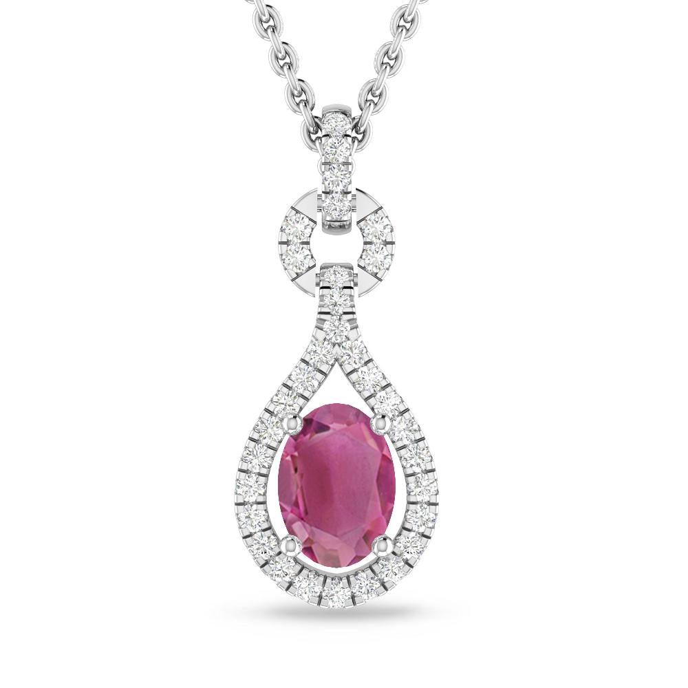 White Gold - Pink Tourmaline