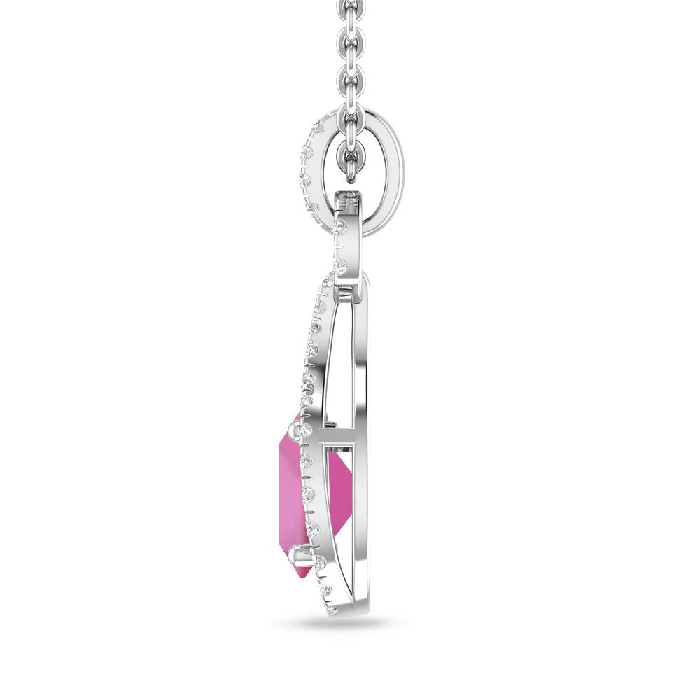 White Gold - Pink Tourmaline