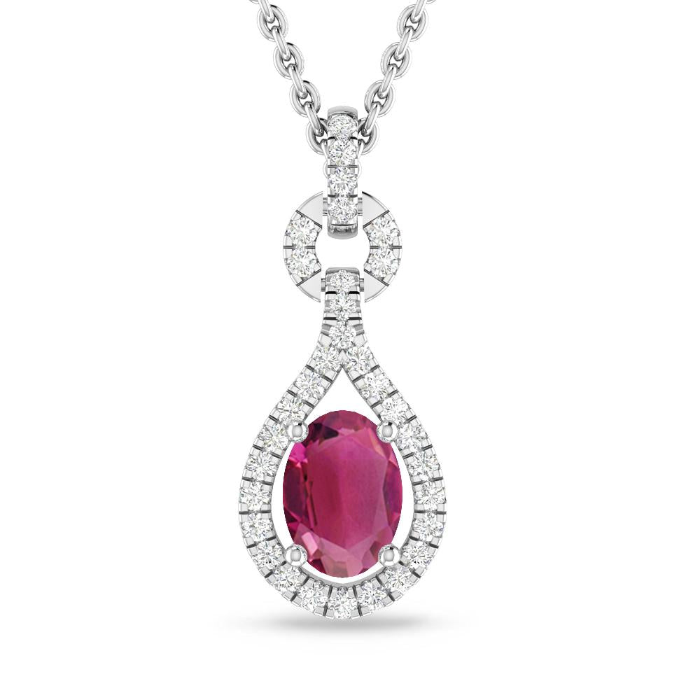 White Gold - Pink Tourmaline