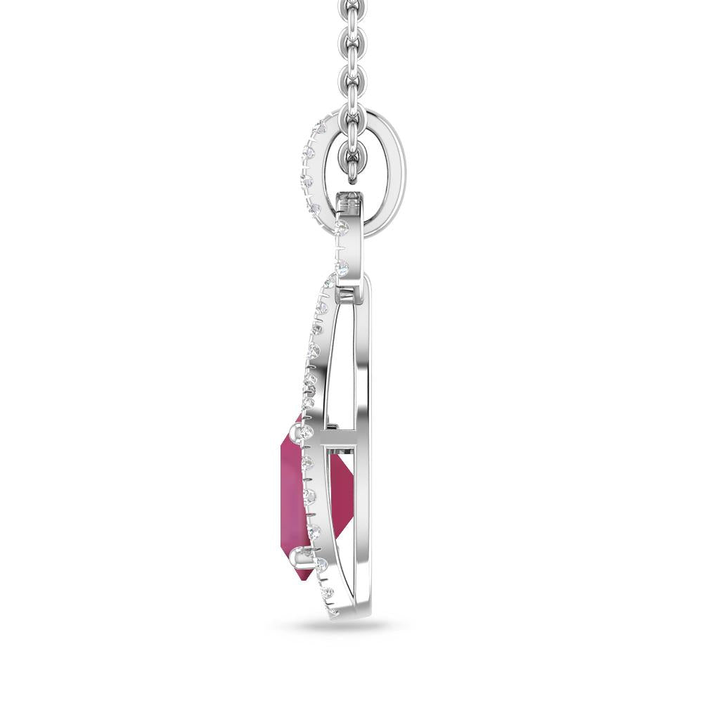 White Gold - Pink Tourmaline