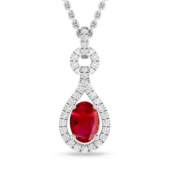 White Gold - Ruby