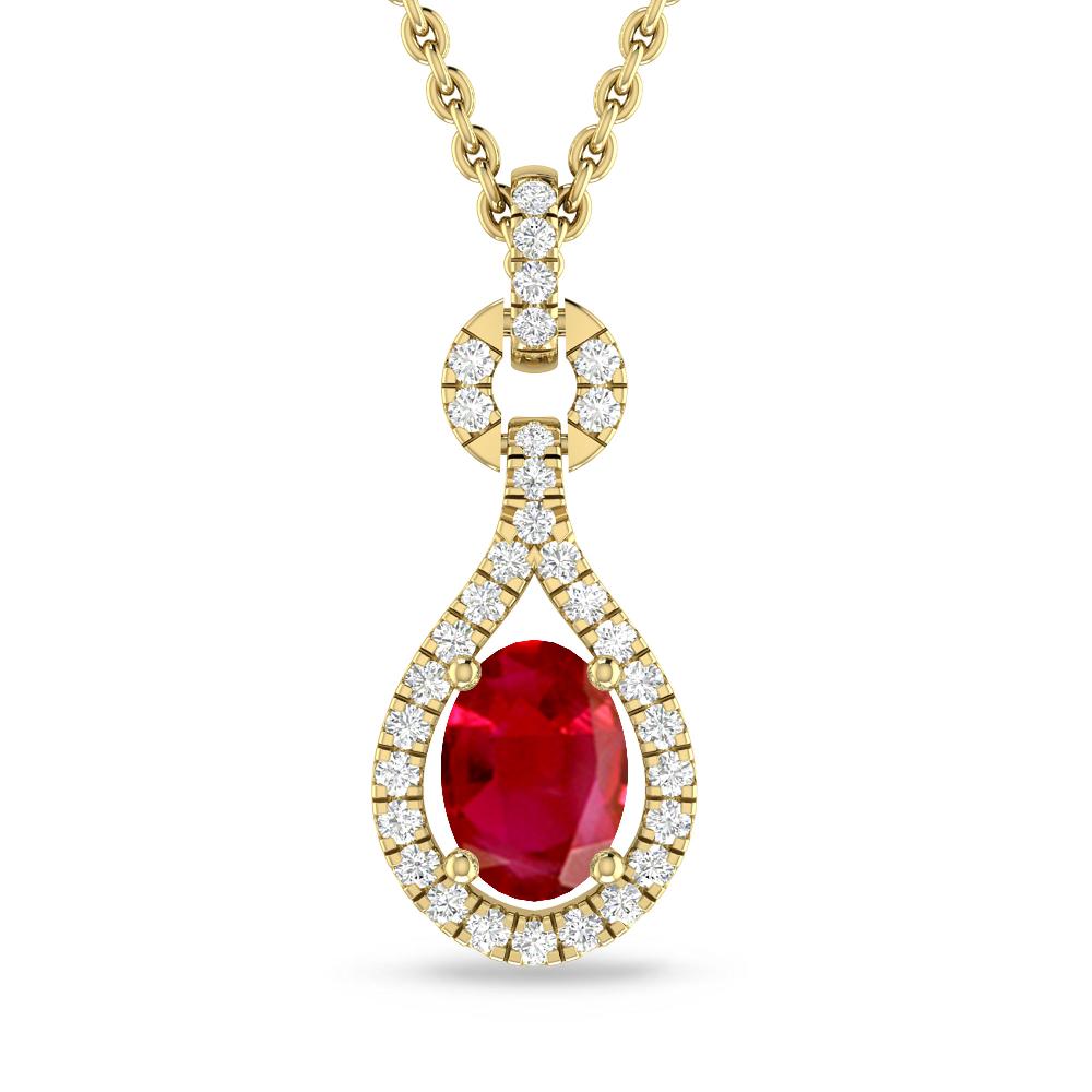 Yellow Gold - Ruby