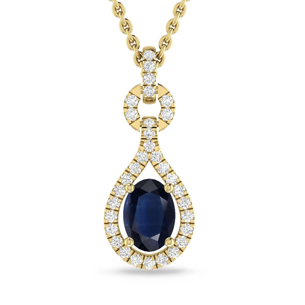 Yellow Gold - Sapphire