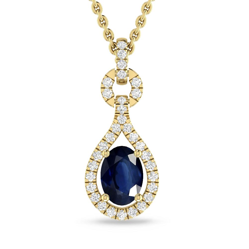 Yellow Gold - Sapphire