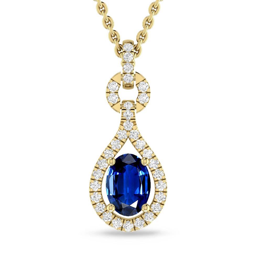 Yellow Gold - Sapphire