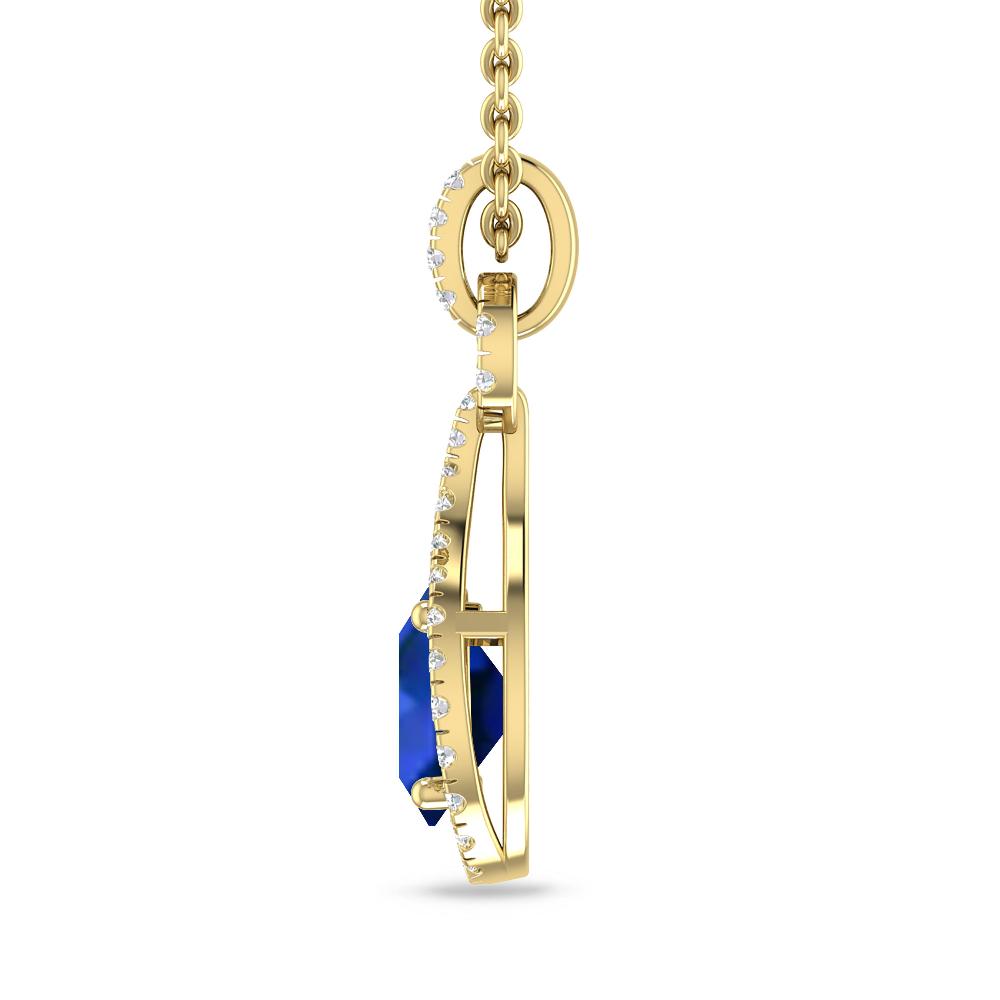 Yellow Gold - Sapphire