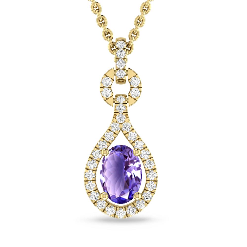 Yellow Gold - Tanzanite