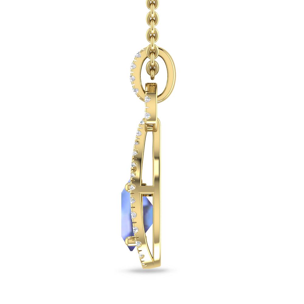 Yellow Gold - Tanzanite