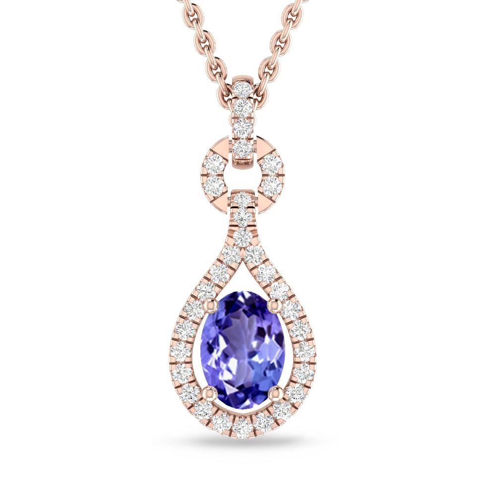 Rose Gold - Tanzanite