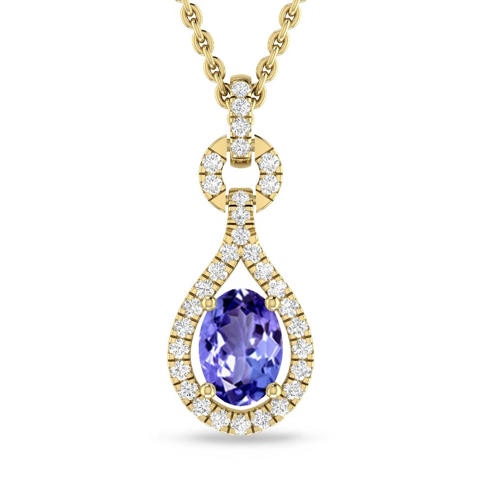 Yellow Gold - Tanzanite