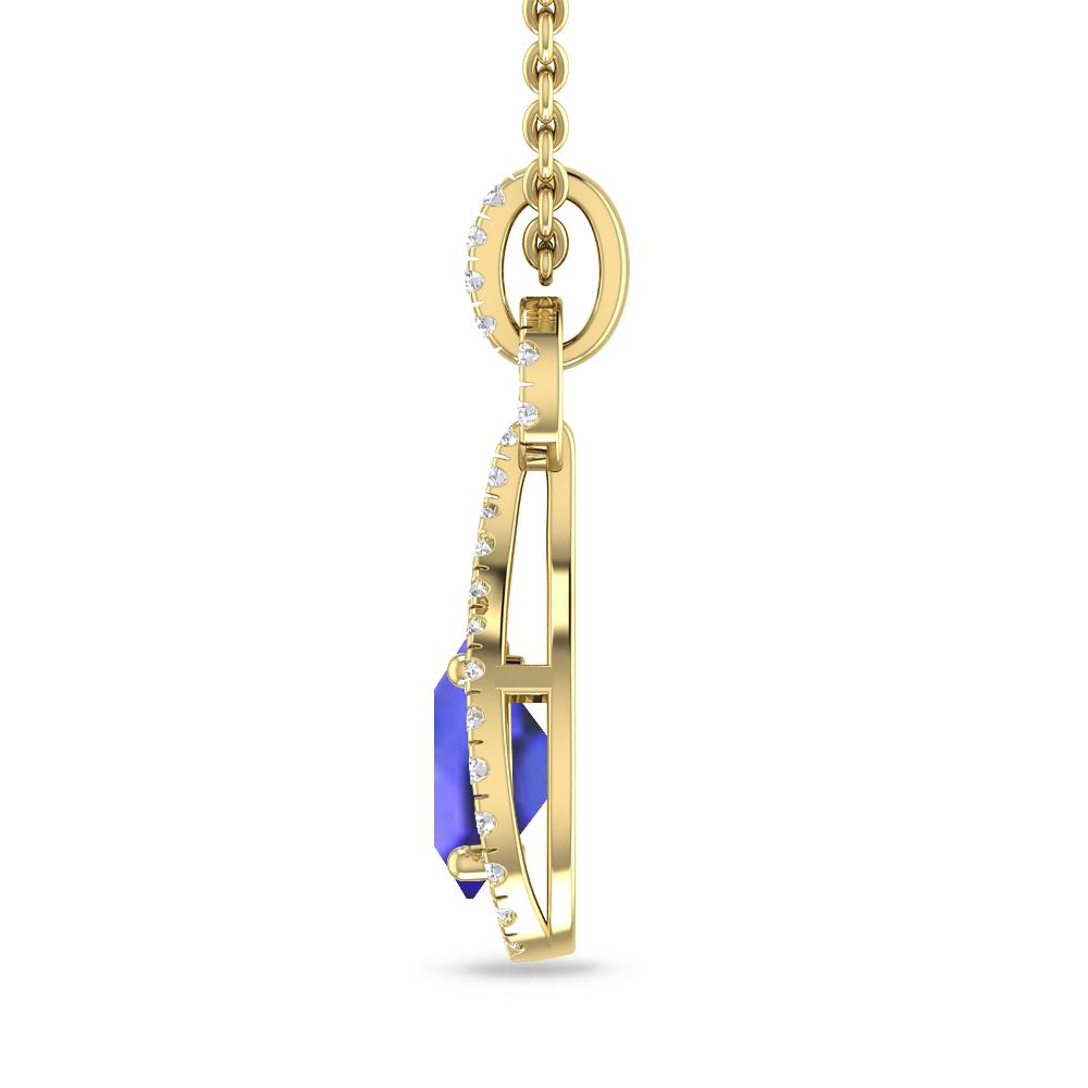 Yellow Gold - Tanzanite