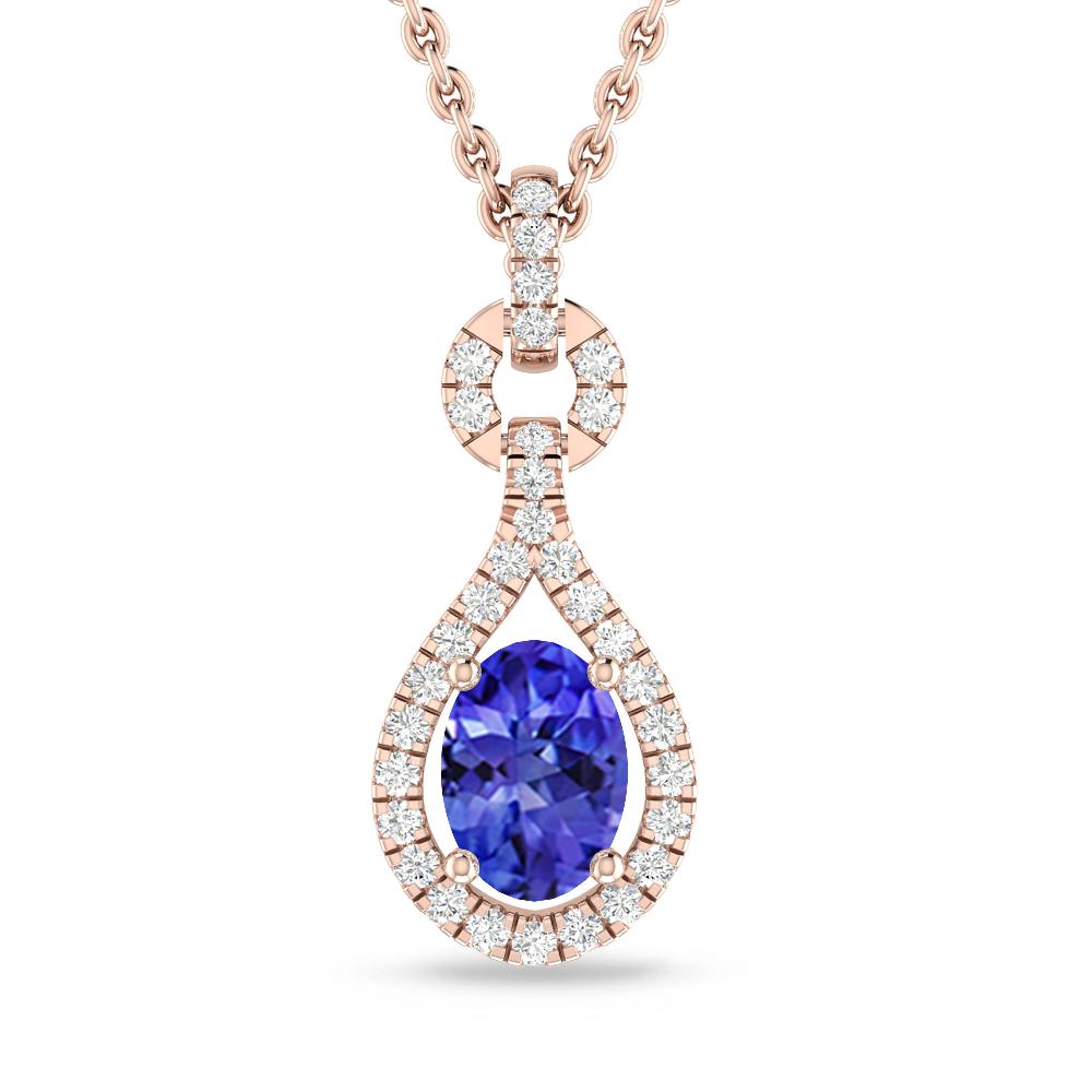 Rose Gold - Tanzanite