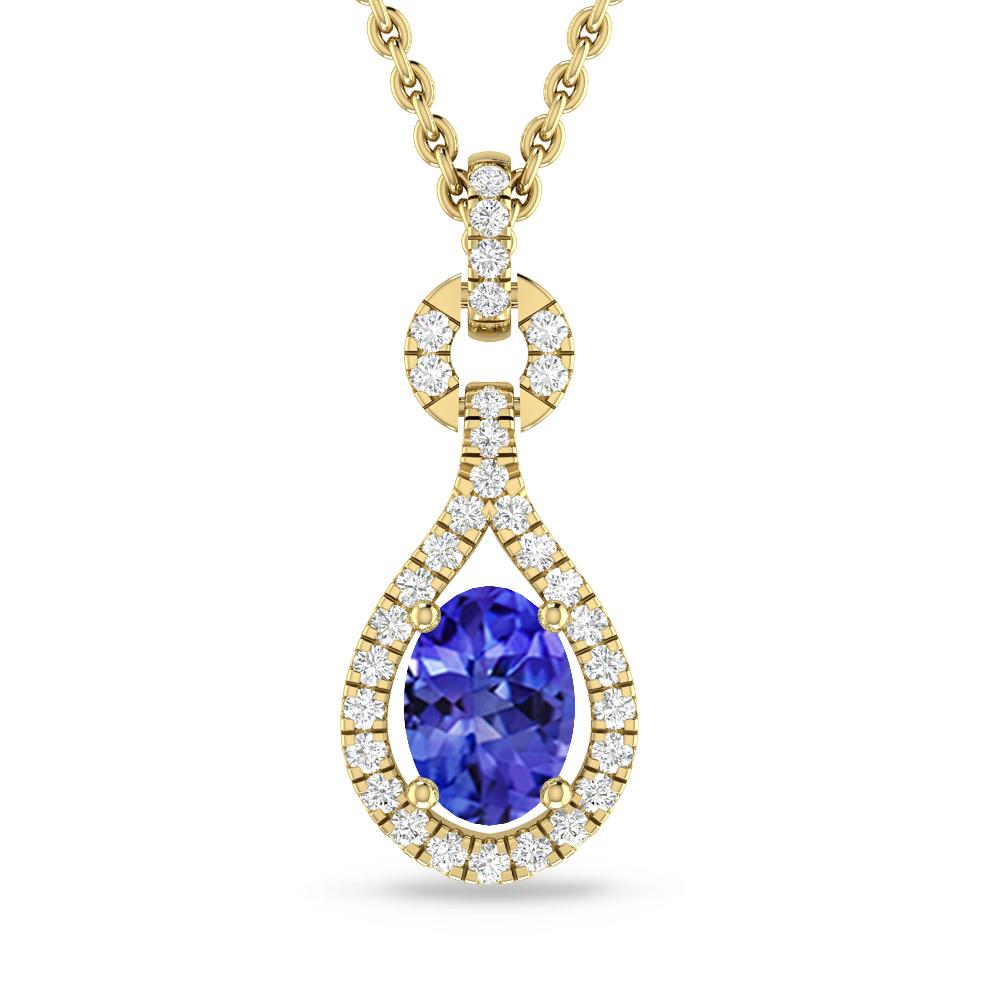 Yellow Gold - Tanzanite