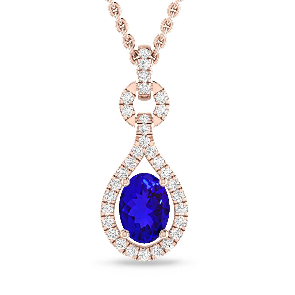 Rose Gold - Tanzanite