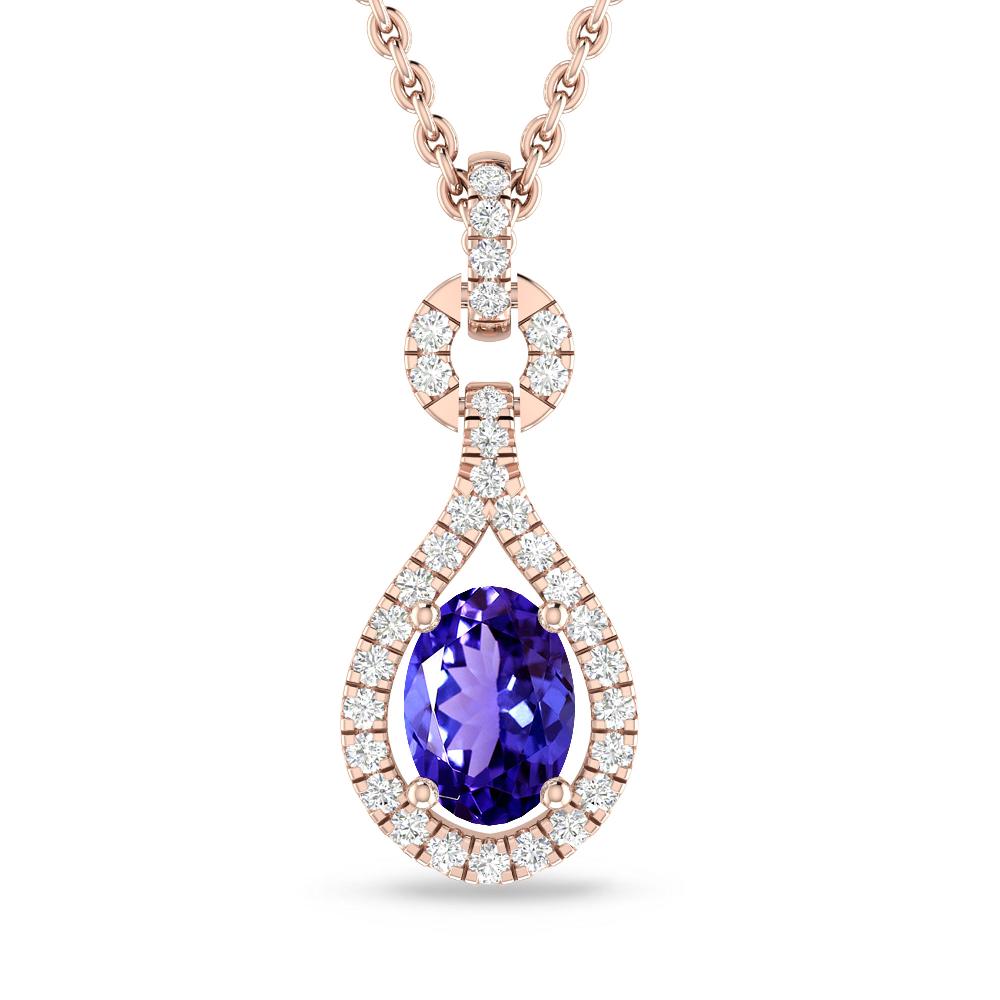 Rose Gold - Tanzanite