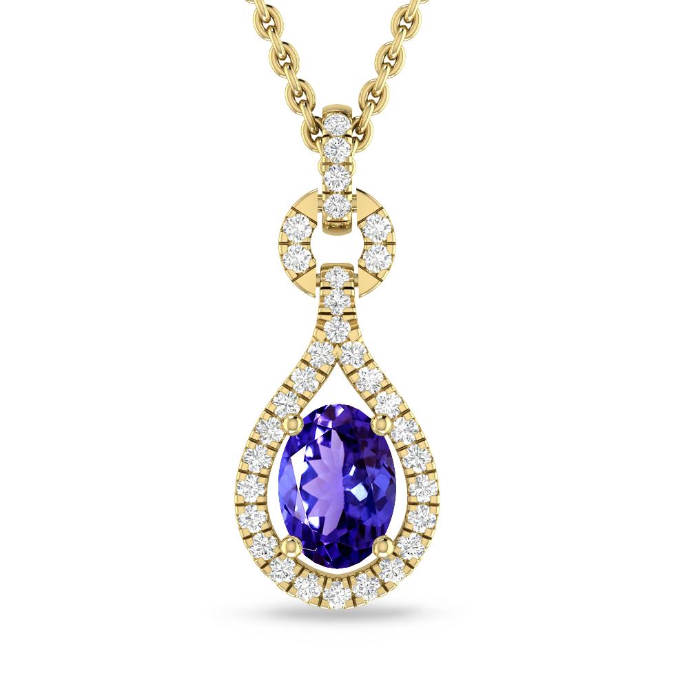 Yellow Gold - Tanzanite