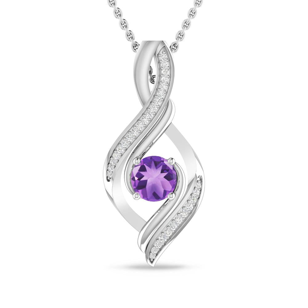 White Gold - Amethyst