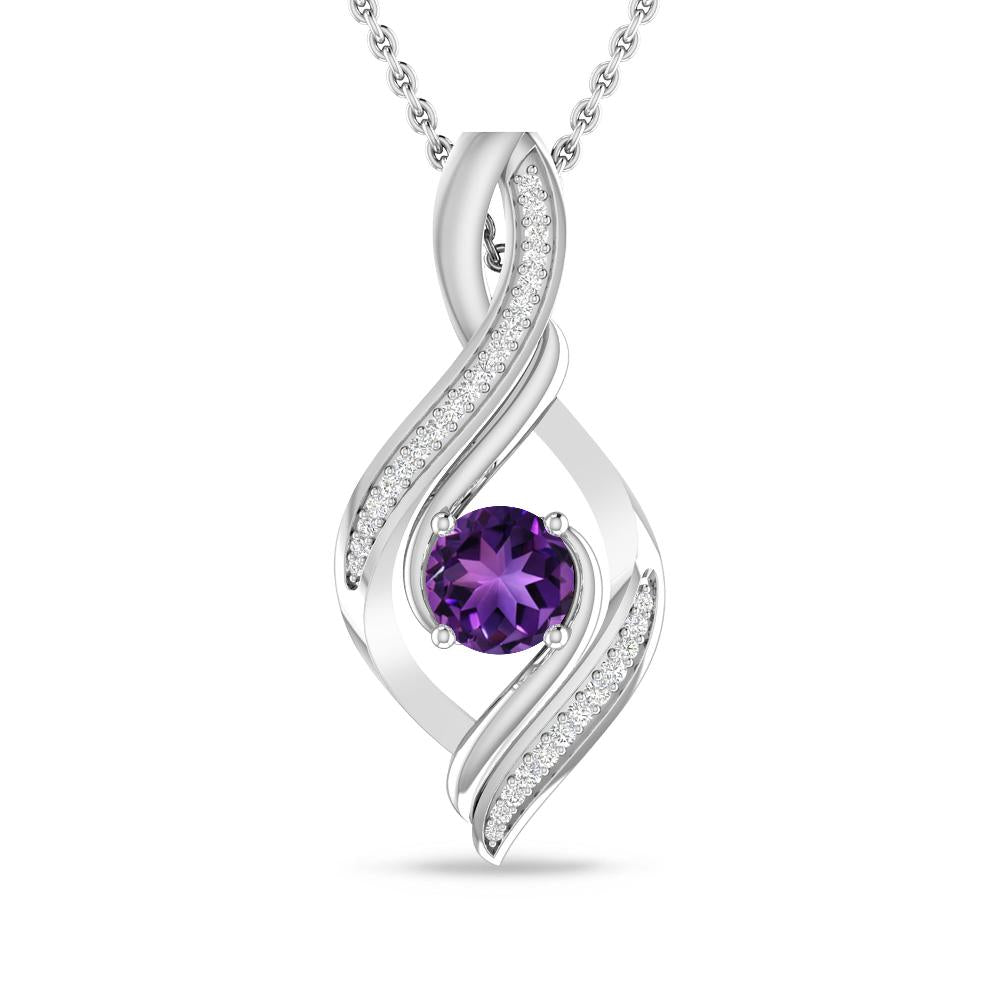 White Gold - Amethyst