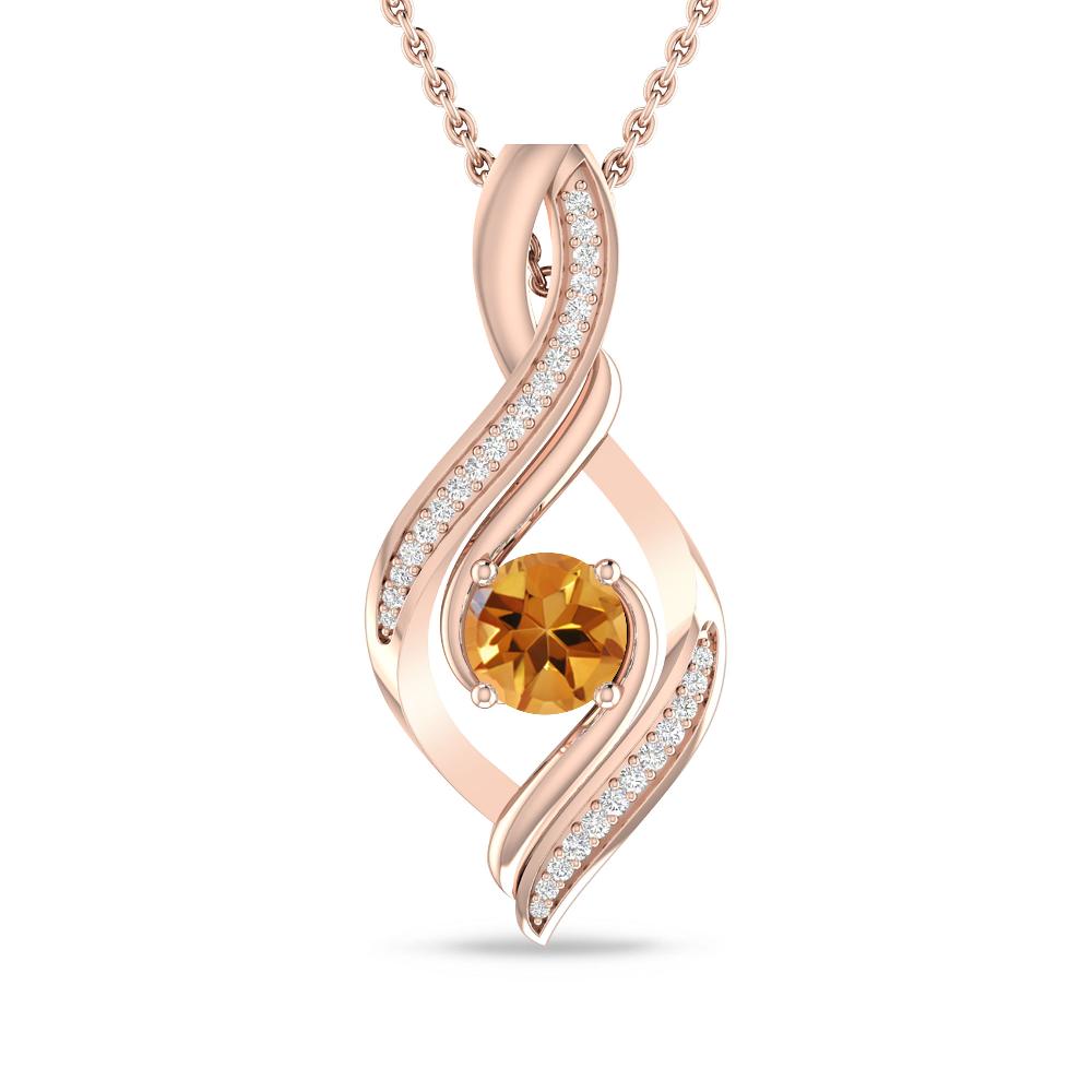 Rose Gold - Citrine