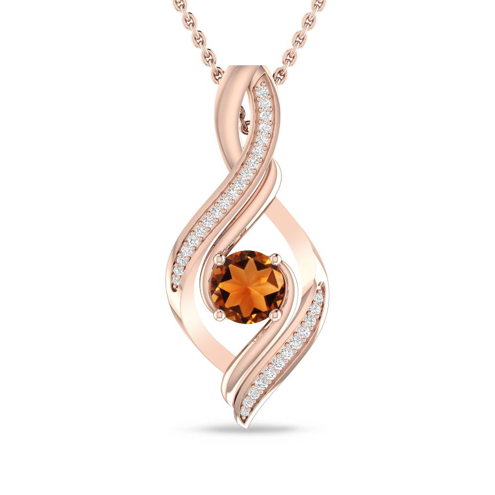 Rose Gold - Citrine