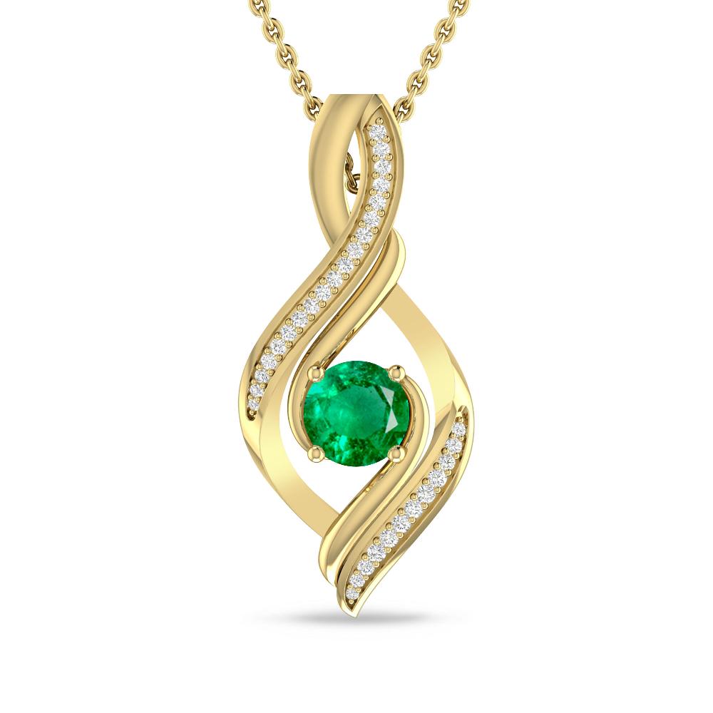 Yellow Gold - Emerald