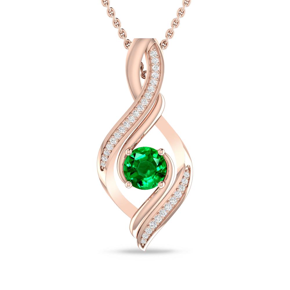 Rose Gold - Emerald