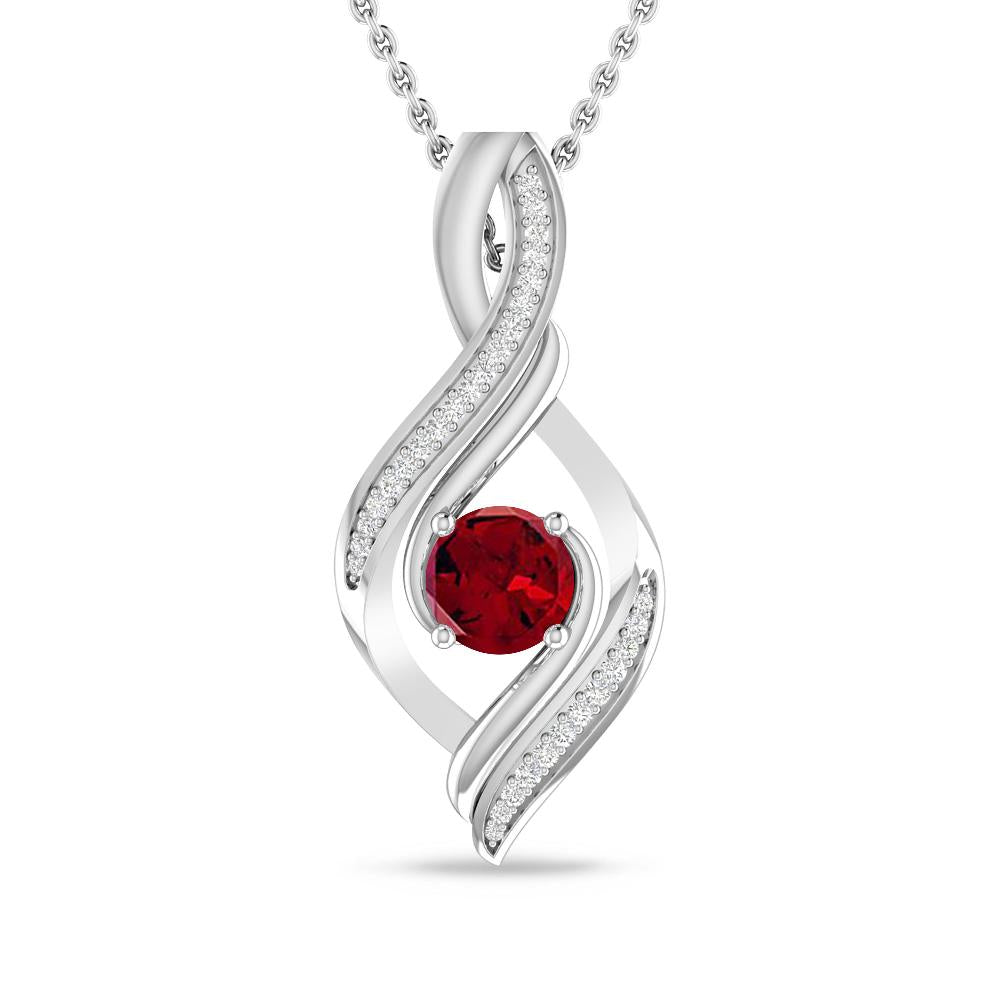 White Gold - Garnet