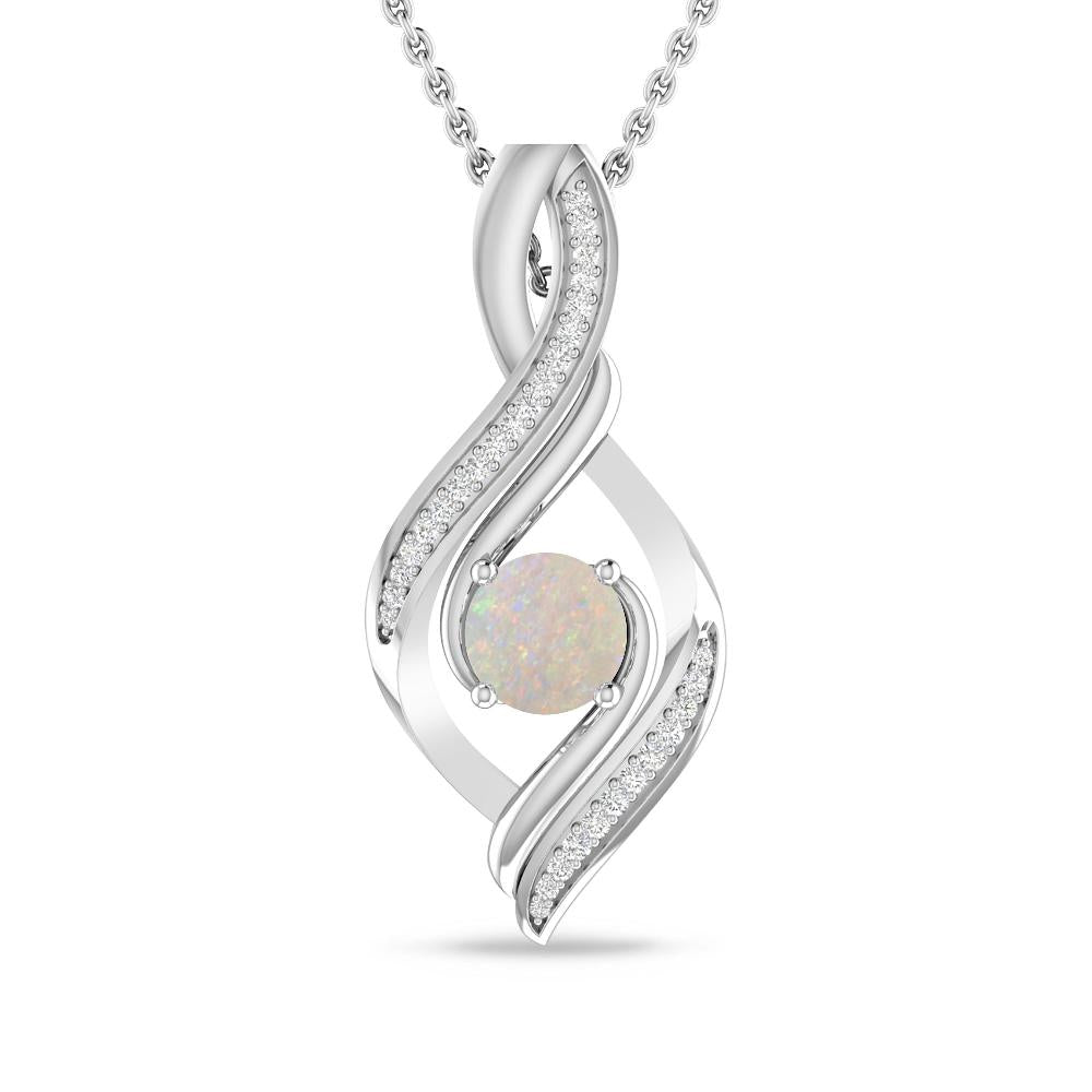 White Gold - Opal