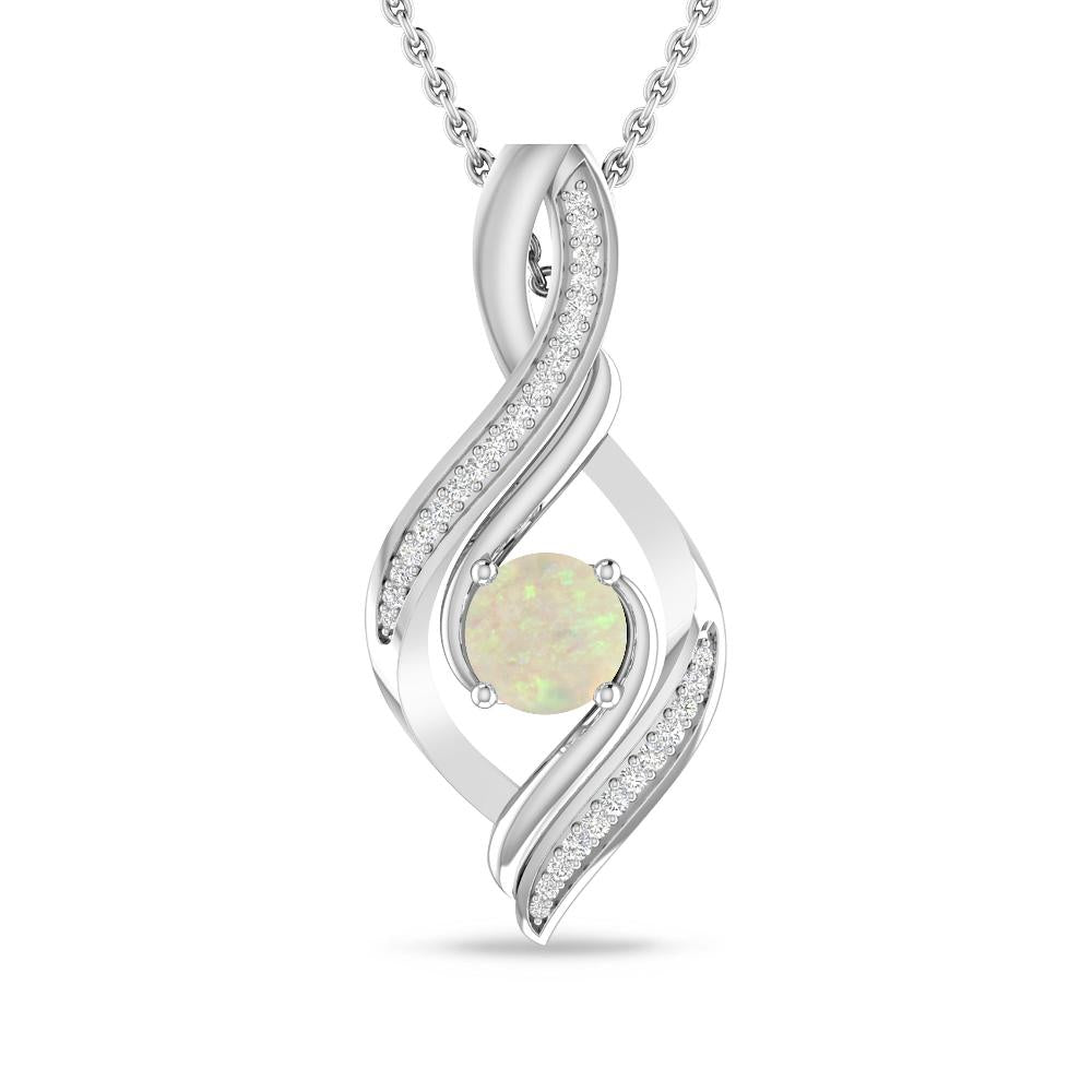 White Gold - Opal