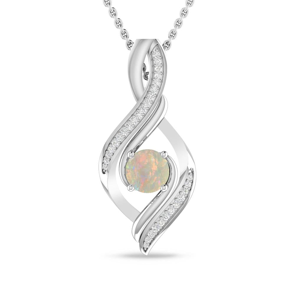 White Gold - Opal