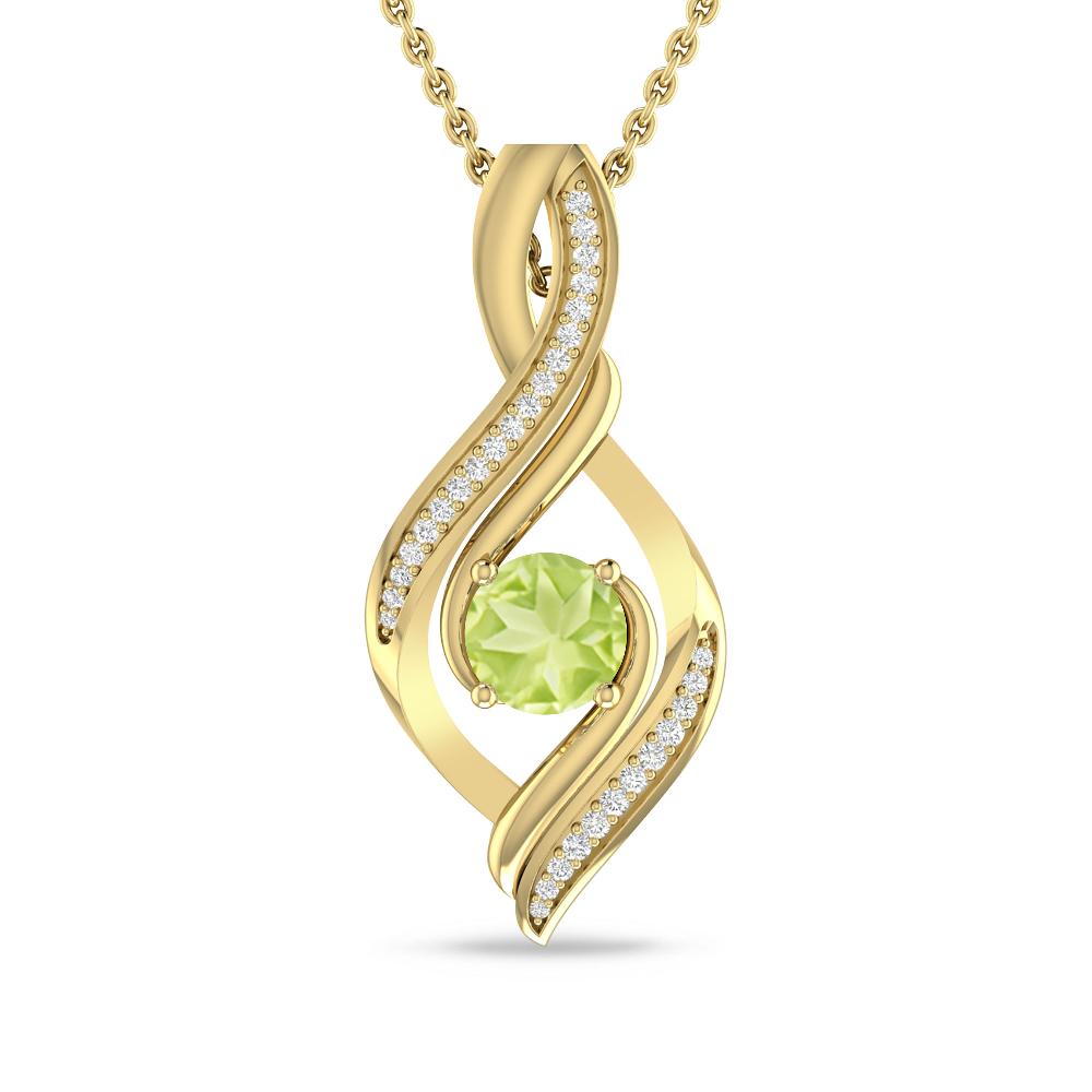 Yellow Gold - Peridot