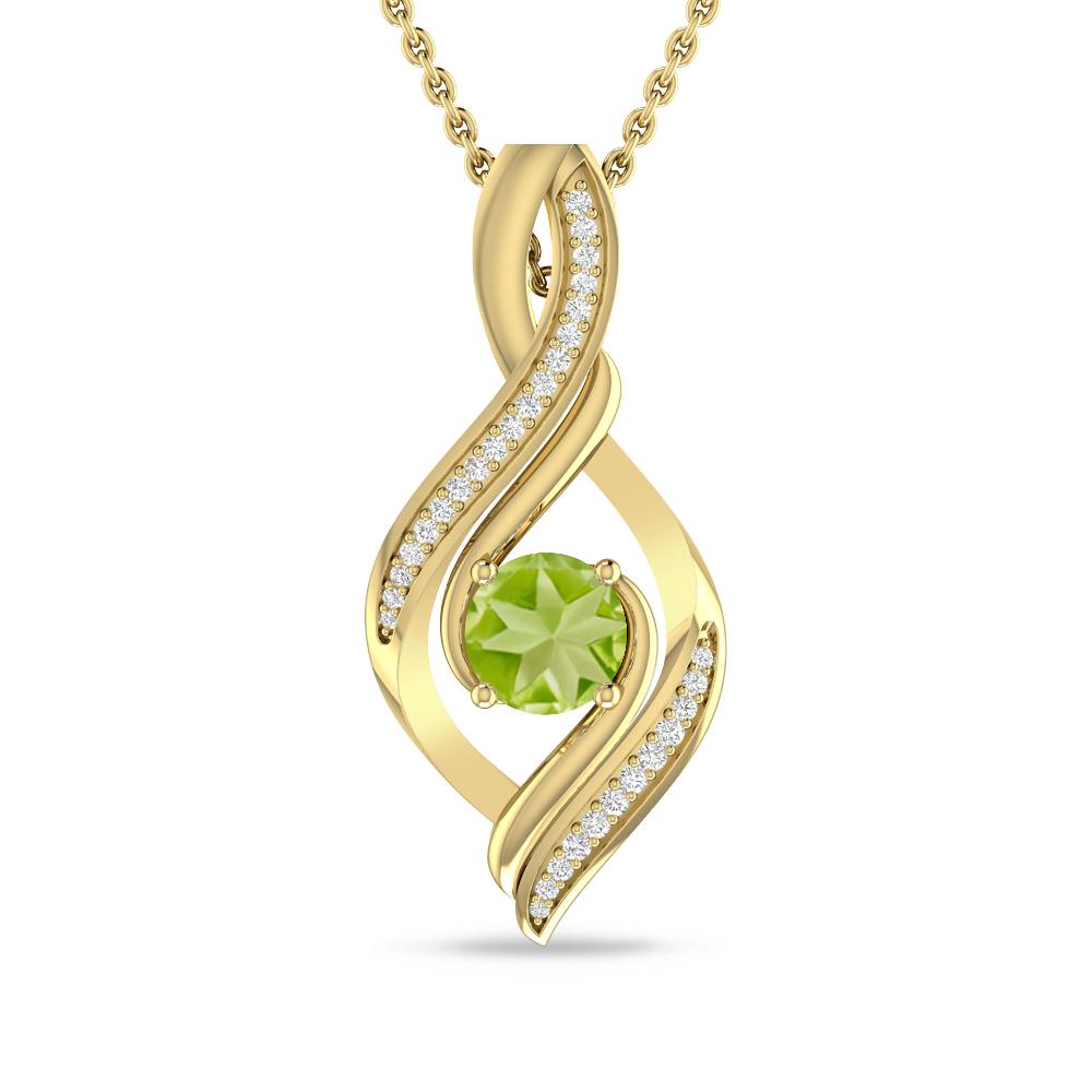 Yellow Gold - Peridot