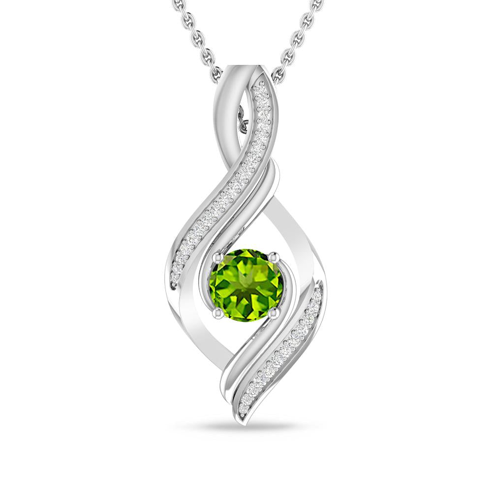 White Gold - Peridot