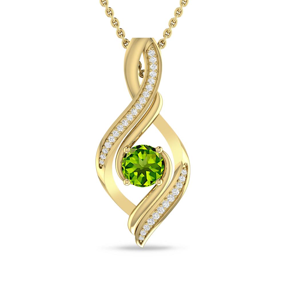 Yellow Gold - Peridot