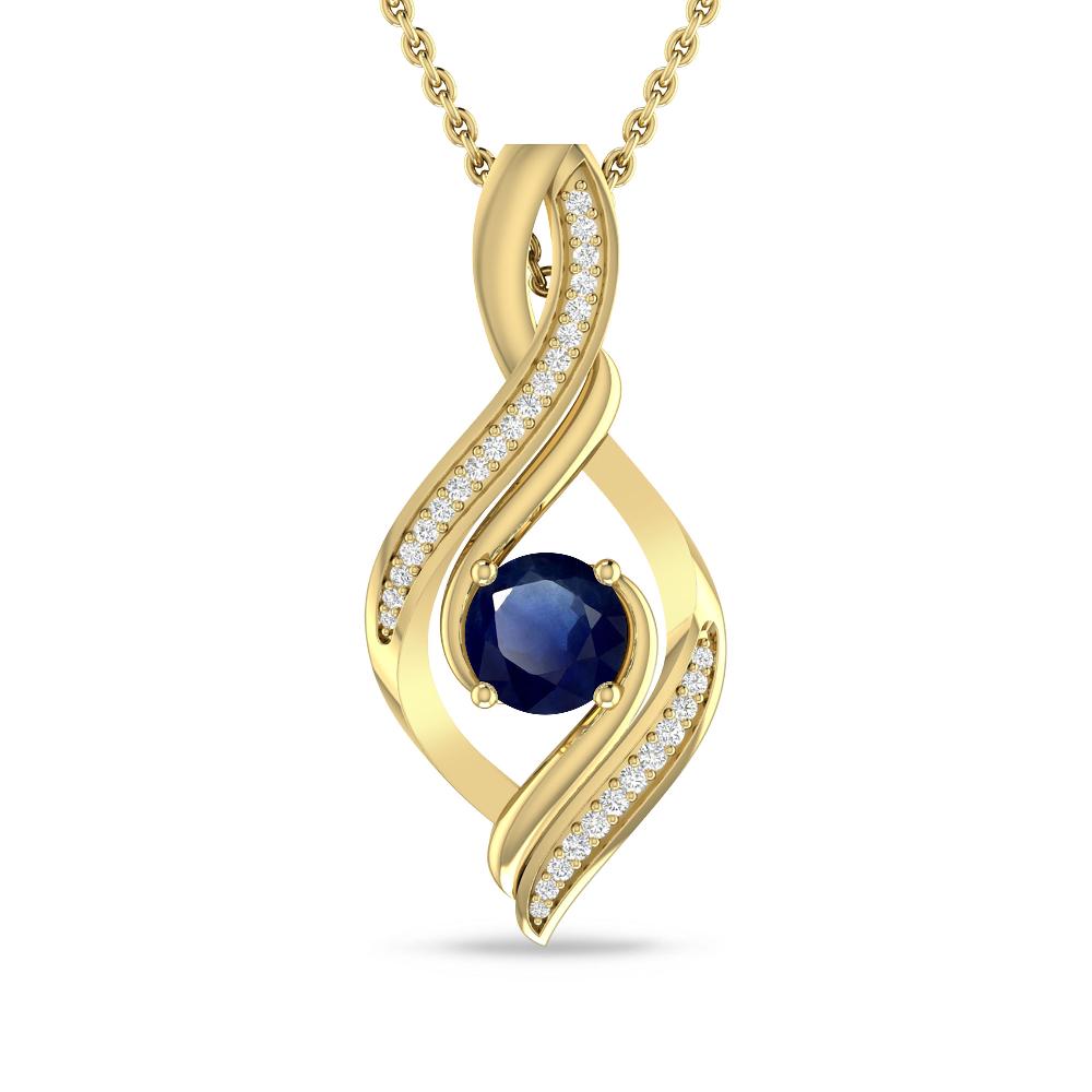 Yellow Gold - Sapphire