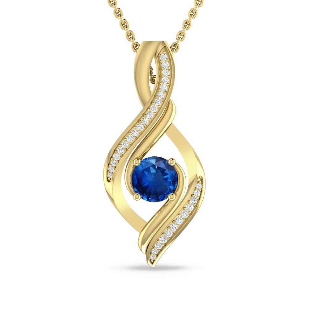 Yellow Gold - Sapphire