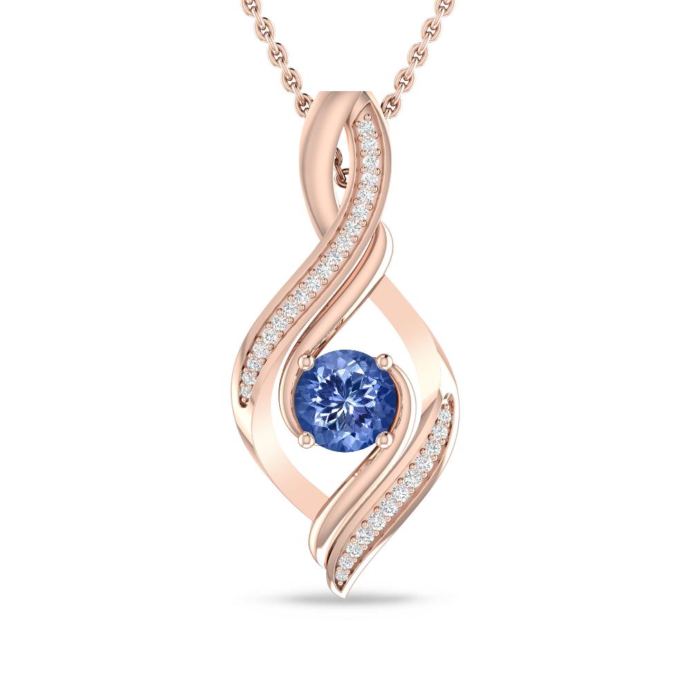 Rose Gold - Tanzanite