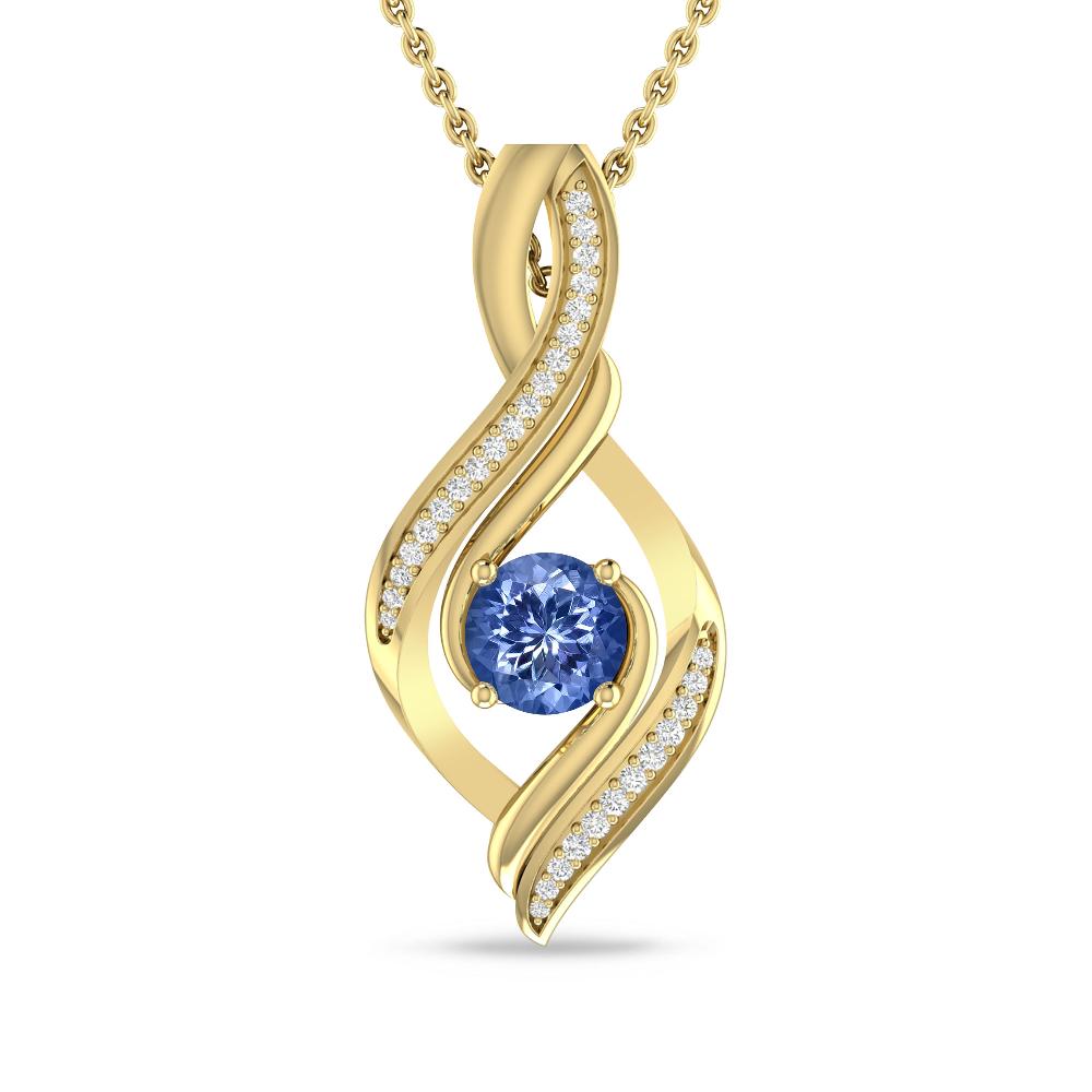 Yellow Gold - Tanzanite