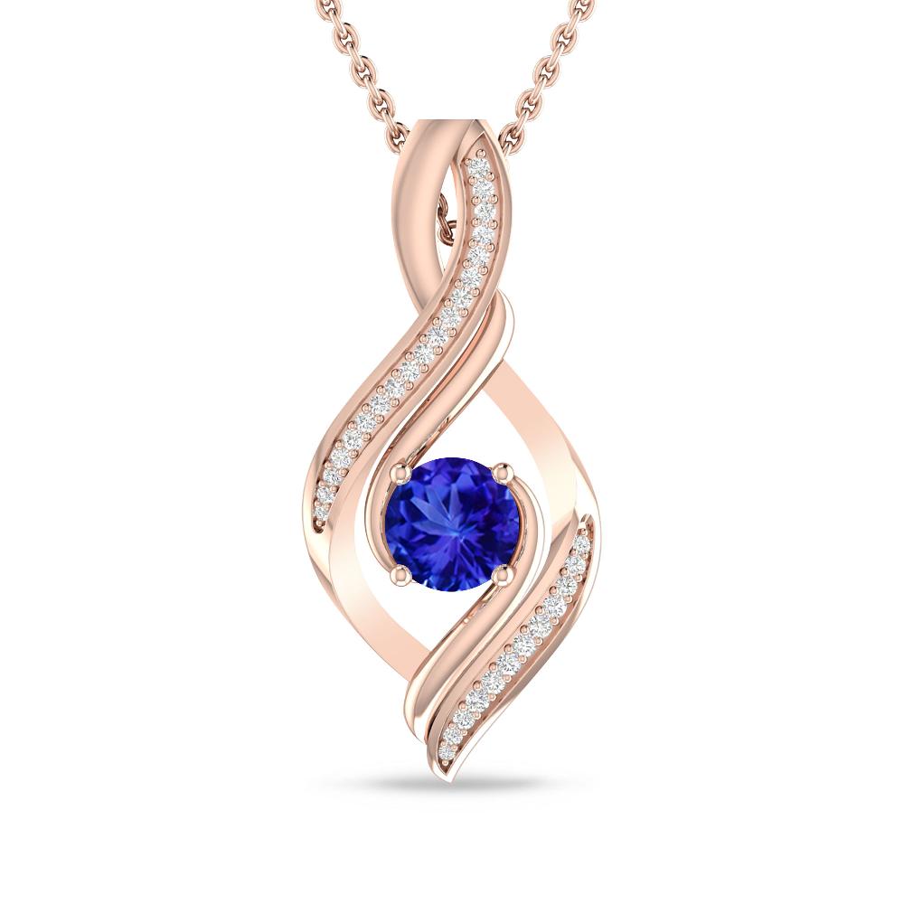 Rose Gold - Tanzanite