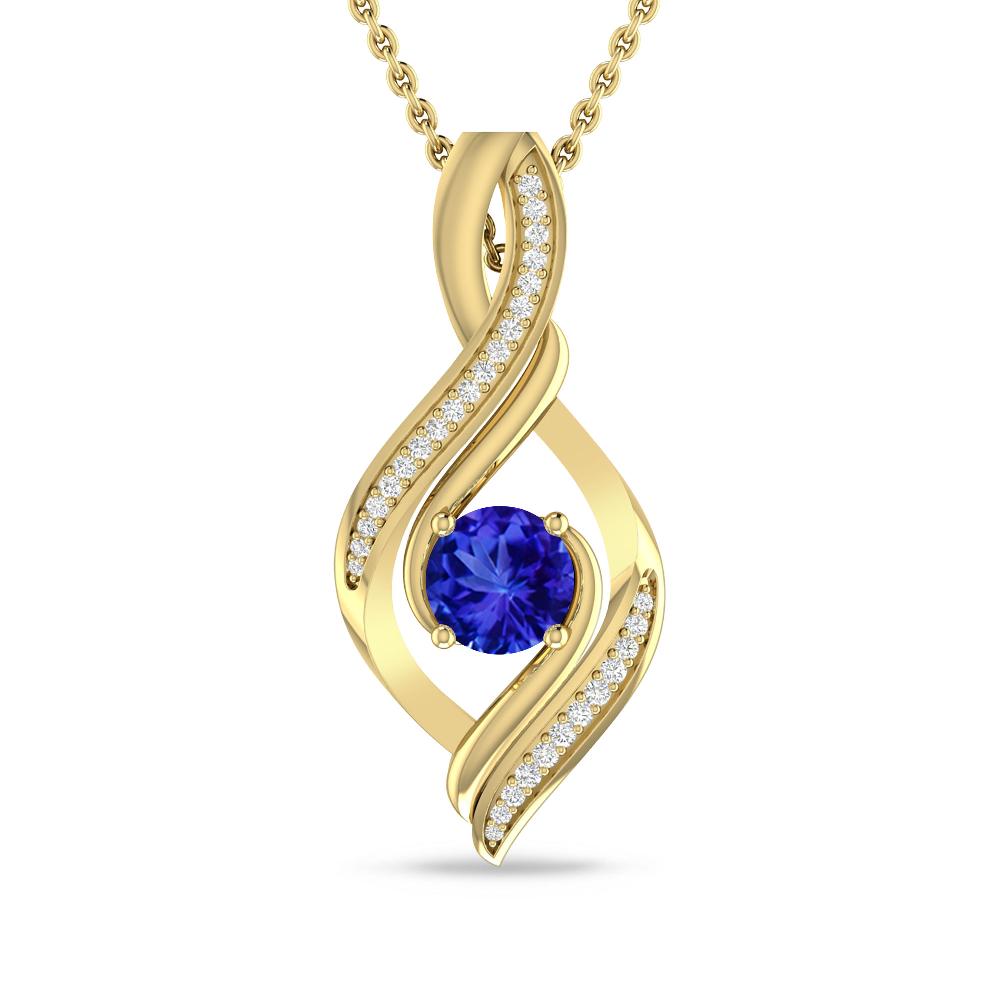 Yellow Gold - Tanzanite