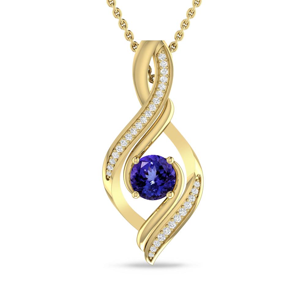 Yellow Gold - Tanzanite