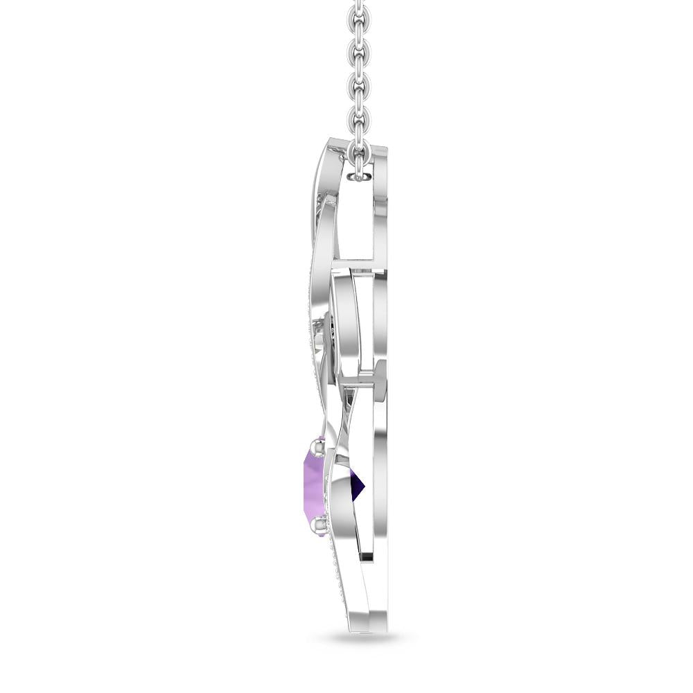 White Gold - Amethyst