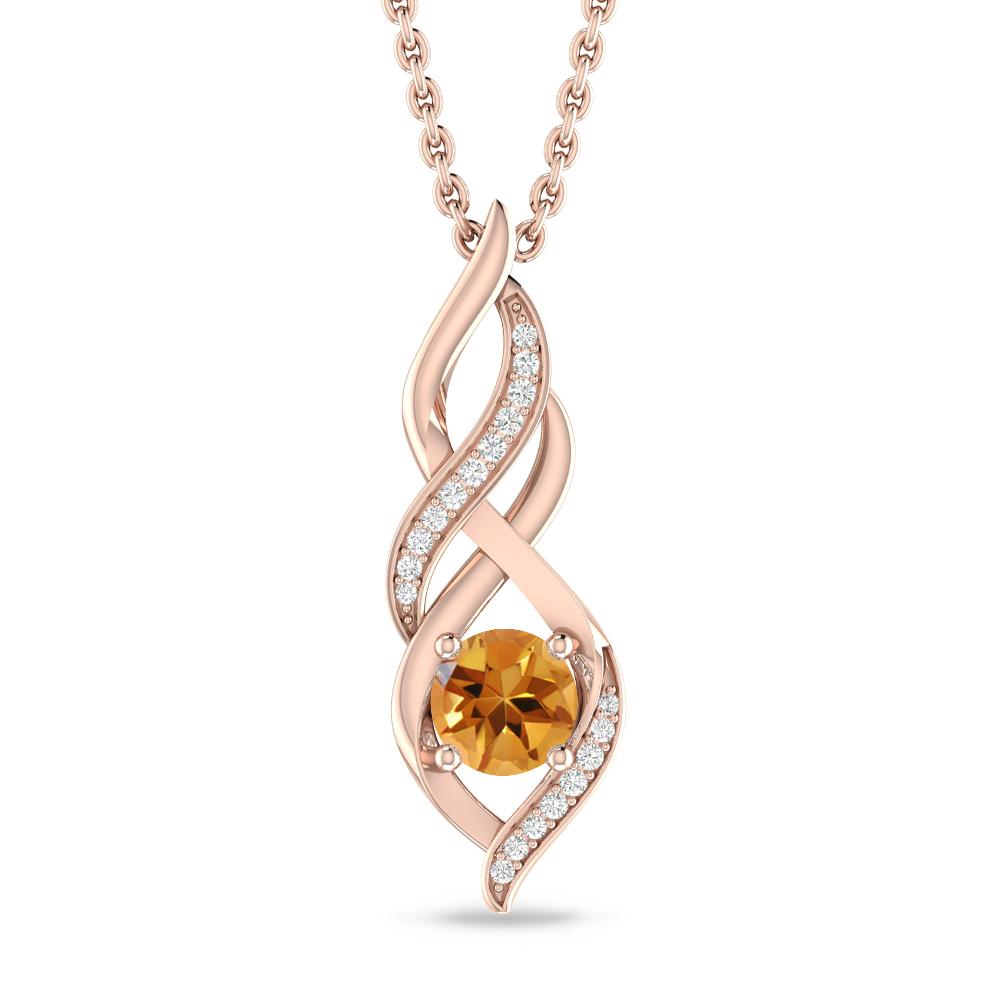 Rose Gold - Citrine