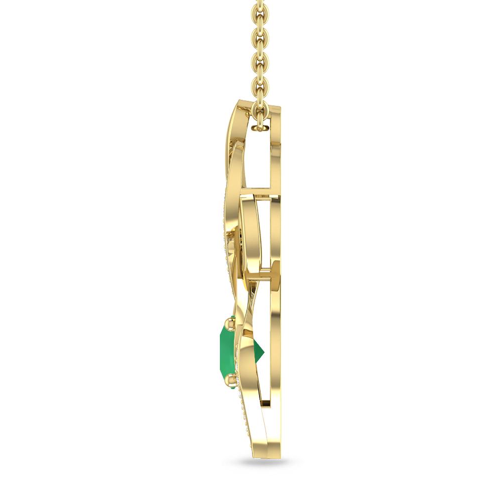 Yellow Gold - Emerald